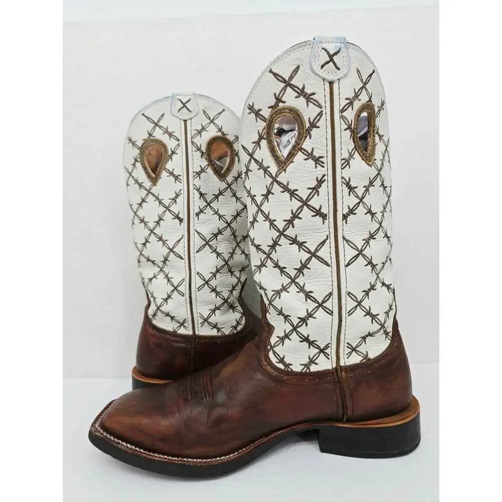 Twisted X Men's Ruff Stock Western Leather Cowboy Boots 11